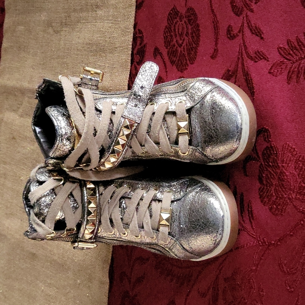 michael kors gold shoes